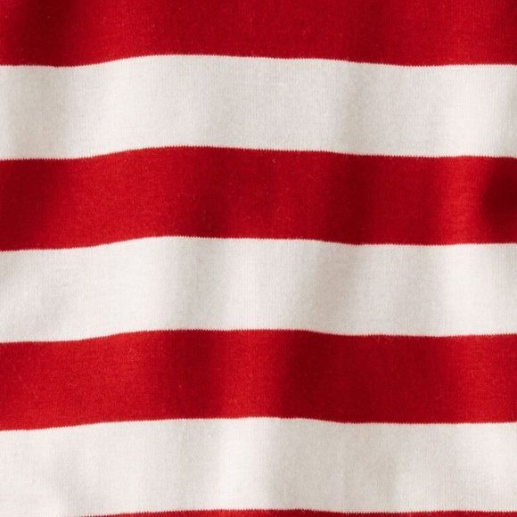 𝅺LITTLE Planet Organic Cotton 2-Piece PJs Red Stripes - Picture 3 of 4